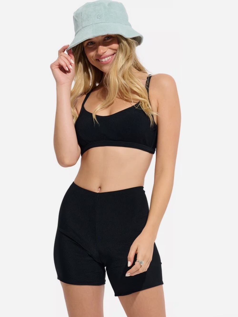 NWT Everyday Sunday Resort Ribbed Bike Short - Size Small